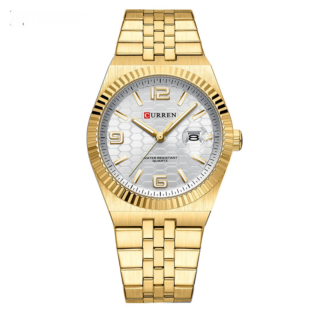 Herrenuhr Rund mit Quarzwerk – Verschiedene Farben