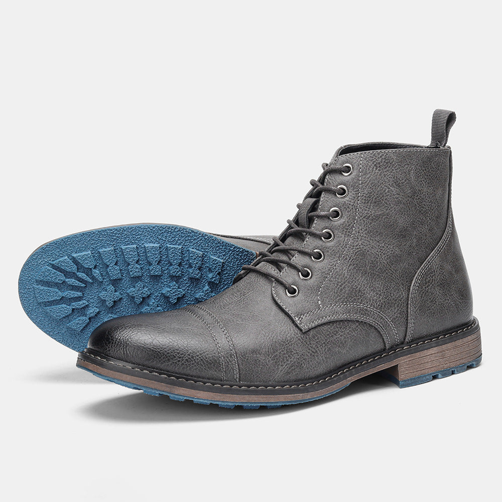 Retro Vintage Worker-Boots für Herren – Bild 2 | LuxeStyle