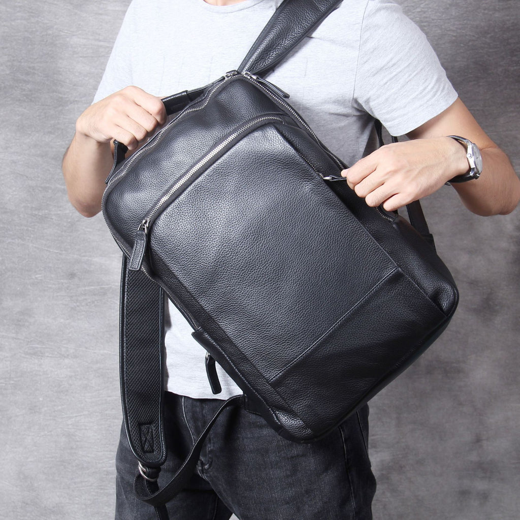 Rucksack aus Rindleder – Handgefertigt – Bild 7 | LuxeStyle