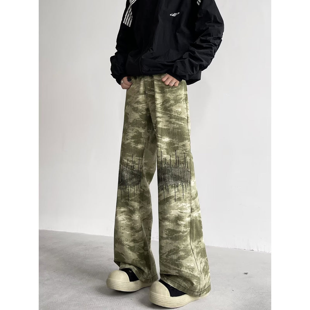 Branch Camouflage 3D-Denim Hose für Herren