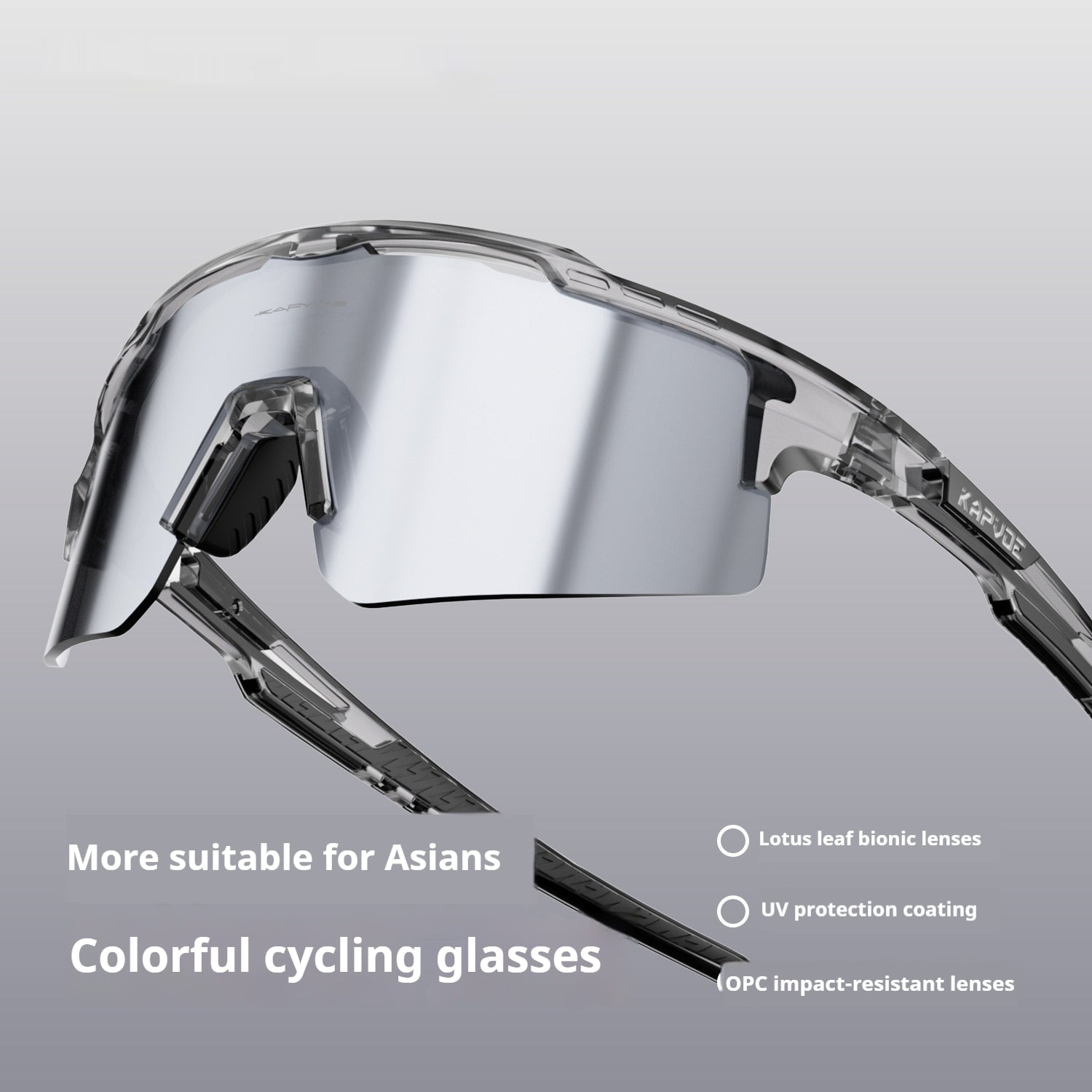 Sportbrille für Marathon, Mountainbike & Rennrad