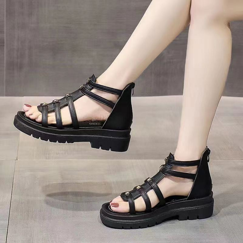 Platform-Wedgesandalen