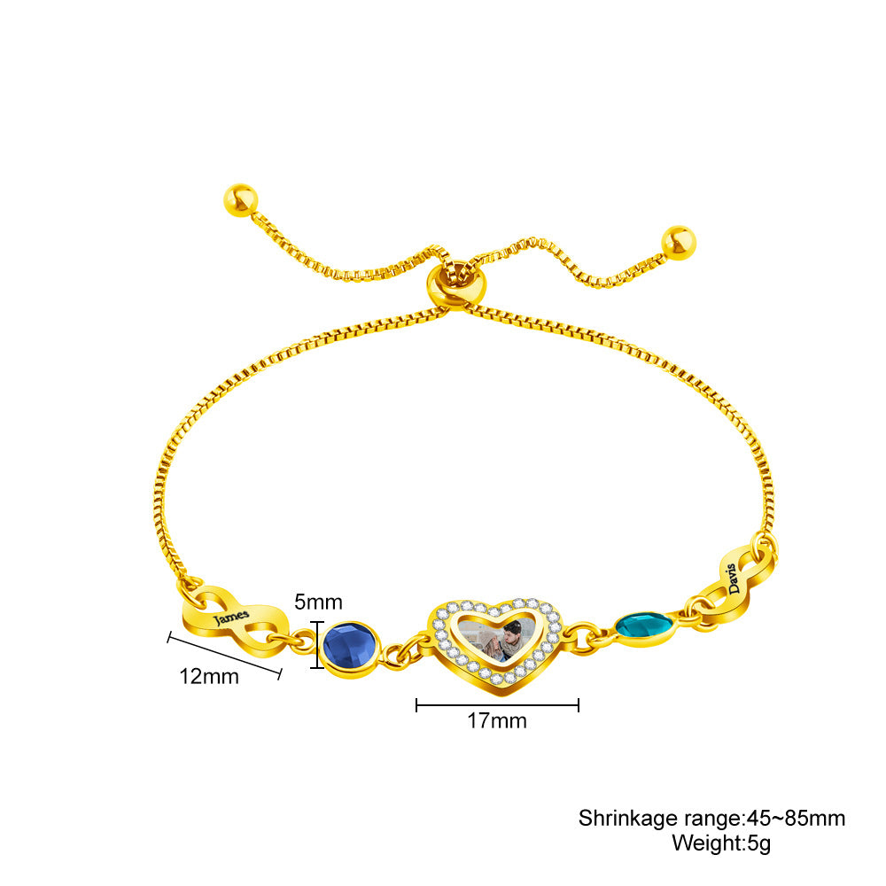 Edelstahl Armband, personalisierbar