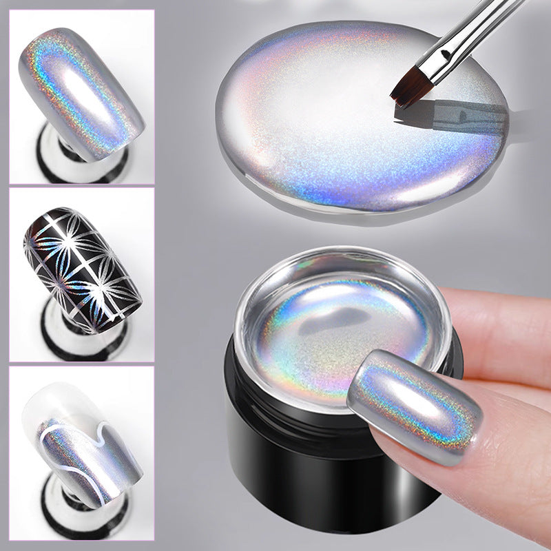 Spiegelglanz-Metall-Silber für Nageldesign – Bild 4 | LuxeStyle