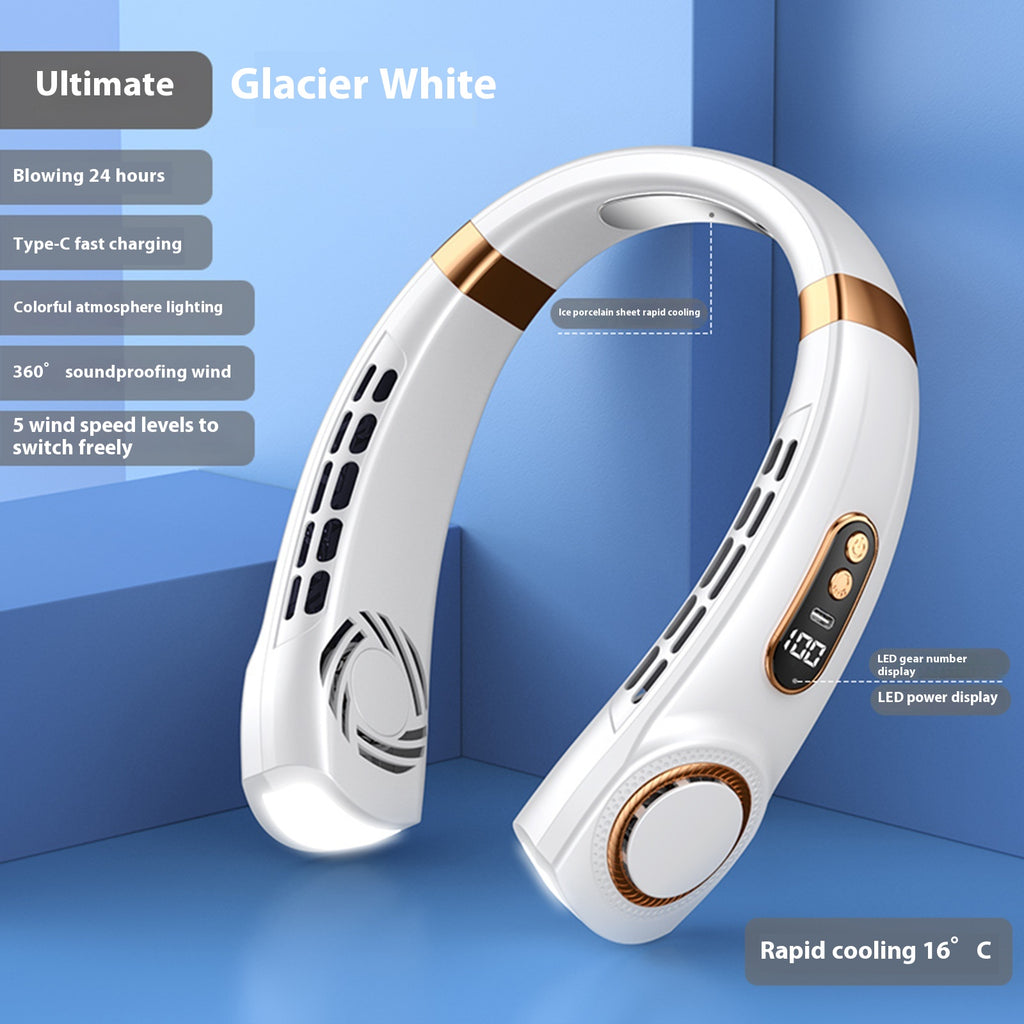 Tragbarer Halsventilator mit USB-Ladefunktion – Bild 8 | LuxeStyle
