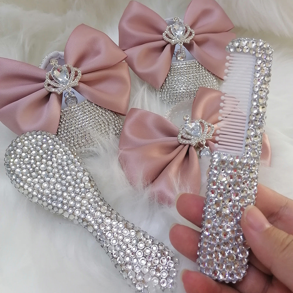 Schnürschuhe mit Haarband und Strass