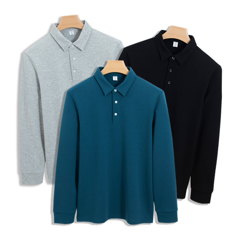 Langarm-Poloshirt