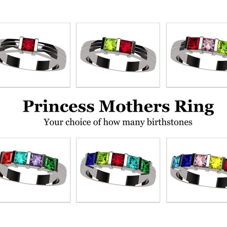 Eleganter Valentinstag-Ring im Quadrat-Design