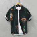 Kurzarm-Shirt für Herren, einfarbig – Bild 8 | LuxeStyle