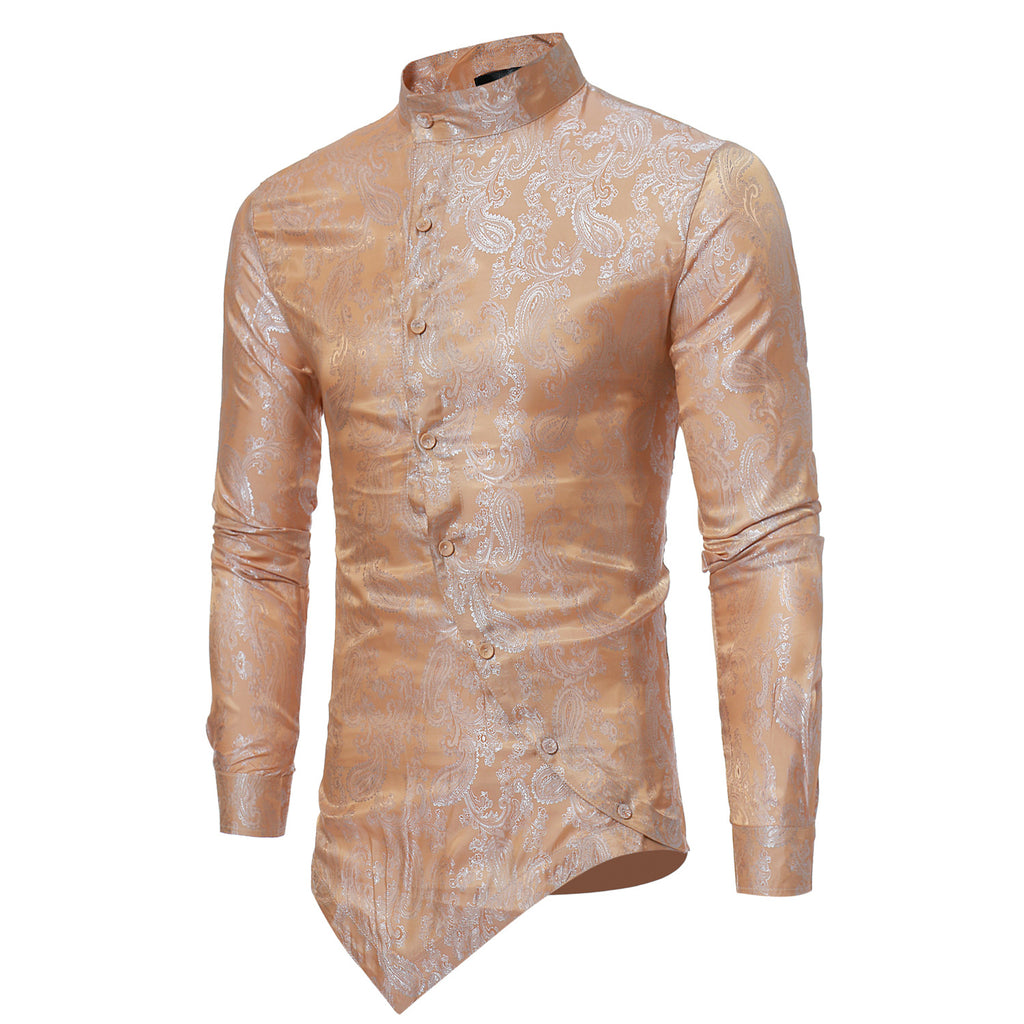 Langarmhemd mit unregelmässigem Saum – Bild 6 | LuxeStyle