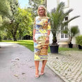 Gelbe A-Linie-Mini-Rock – Bild 6 | LuxeStyle