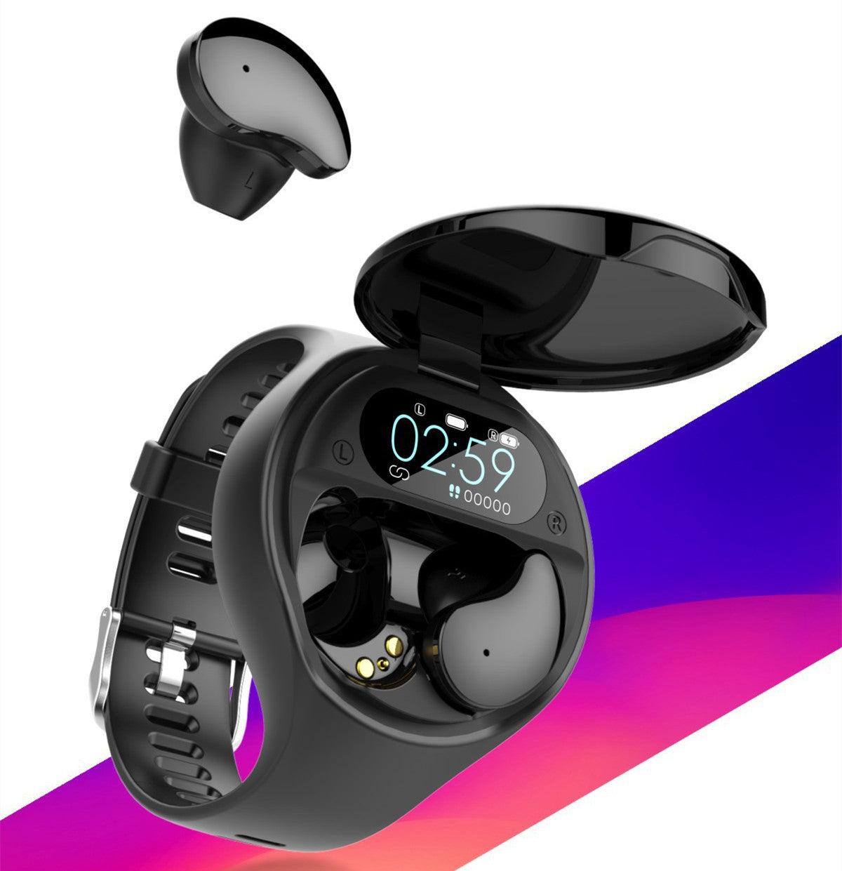 Smartes Fitness-Armband mit Bluetooth-Kopfhörer | LuxeStyle
