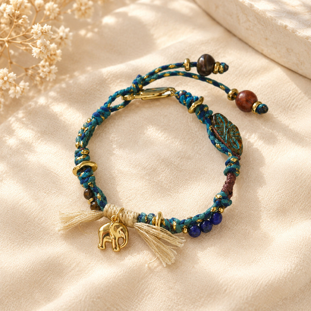 Armband mit Elefant und Quaste – Bild 2 | LuxeStyle