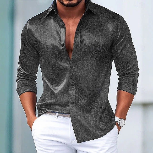 Herren Langarmhemd mit Reverskragen – Bild 15 | LuxeStyle
