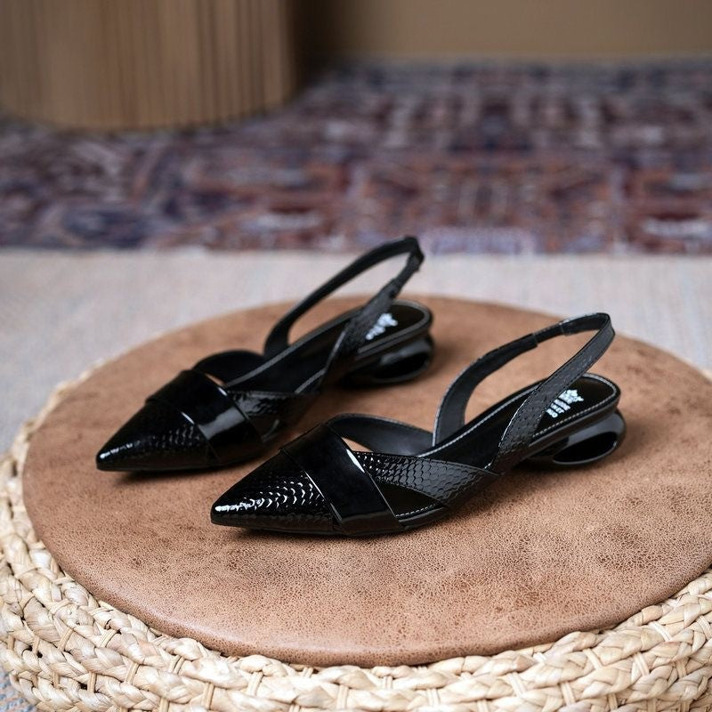Patent Leder Sandalen – Bild 7 | LuxeStyle