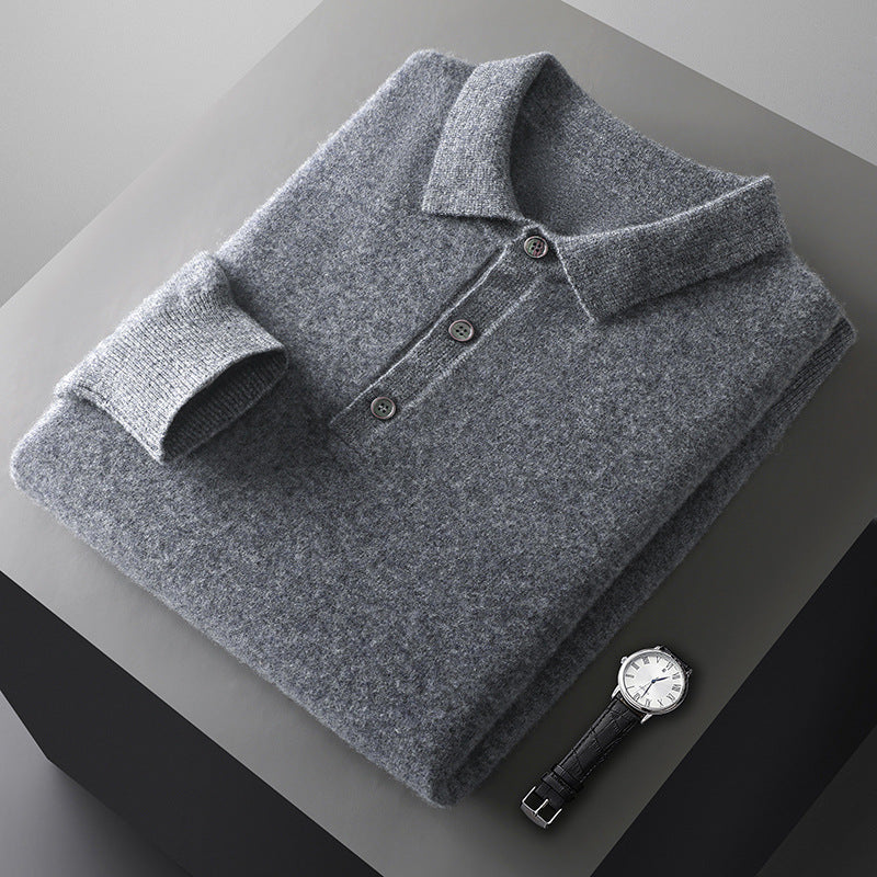 Herren Rollkragenpullover aus Wolle