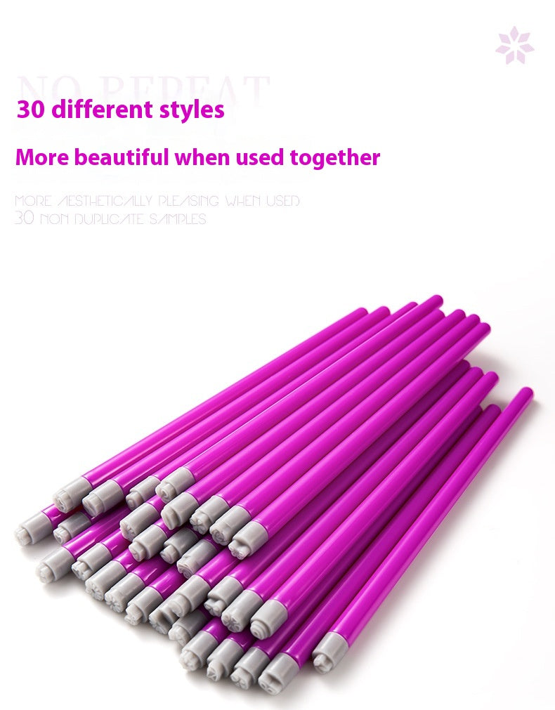Nail Art Silikon Stempel- und Transferstift – Bild 4 | LuxeStyle