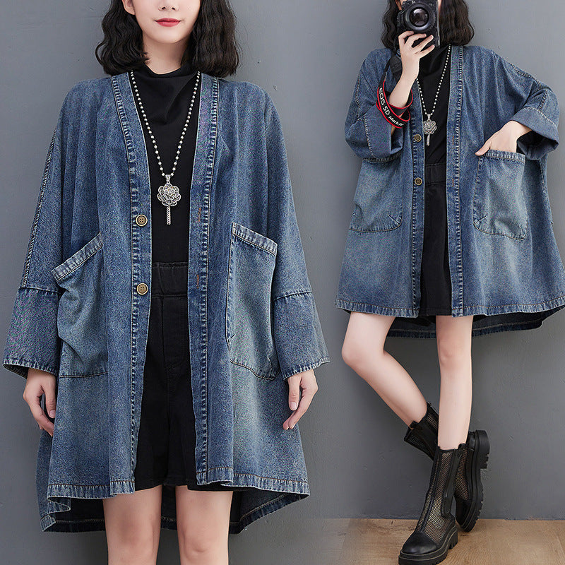 Oversized Trenchcoat aus Baumwolle