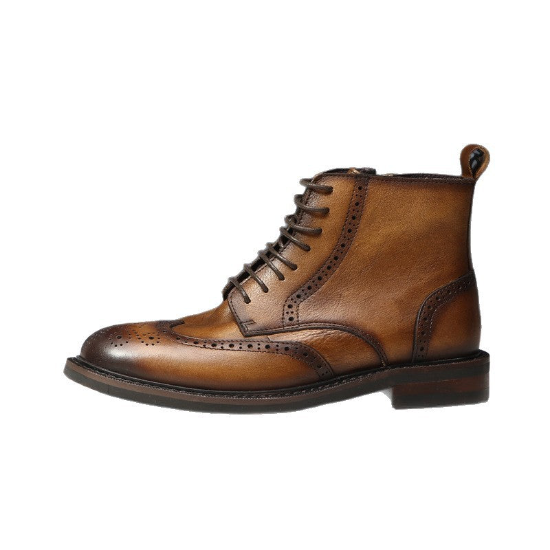 Robuste Leder-Boots für Herren