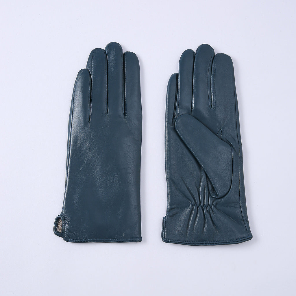 Warme Lederhandschuhe mit Fleecefutter