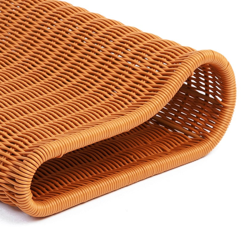 Rattan-Kühlkissen mit Nackenstütze