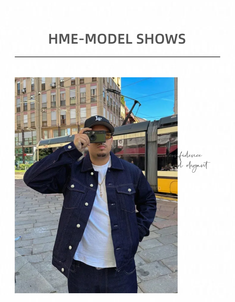 Schlanke Jeansjacke für Herren – Ansicht 6