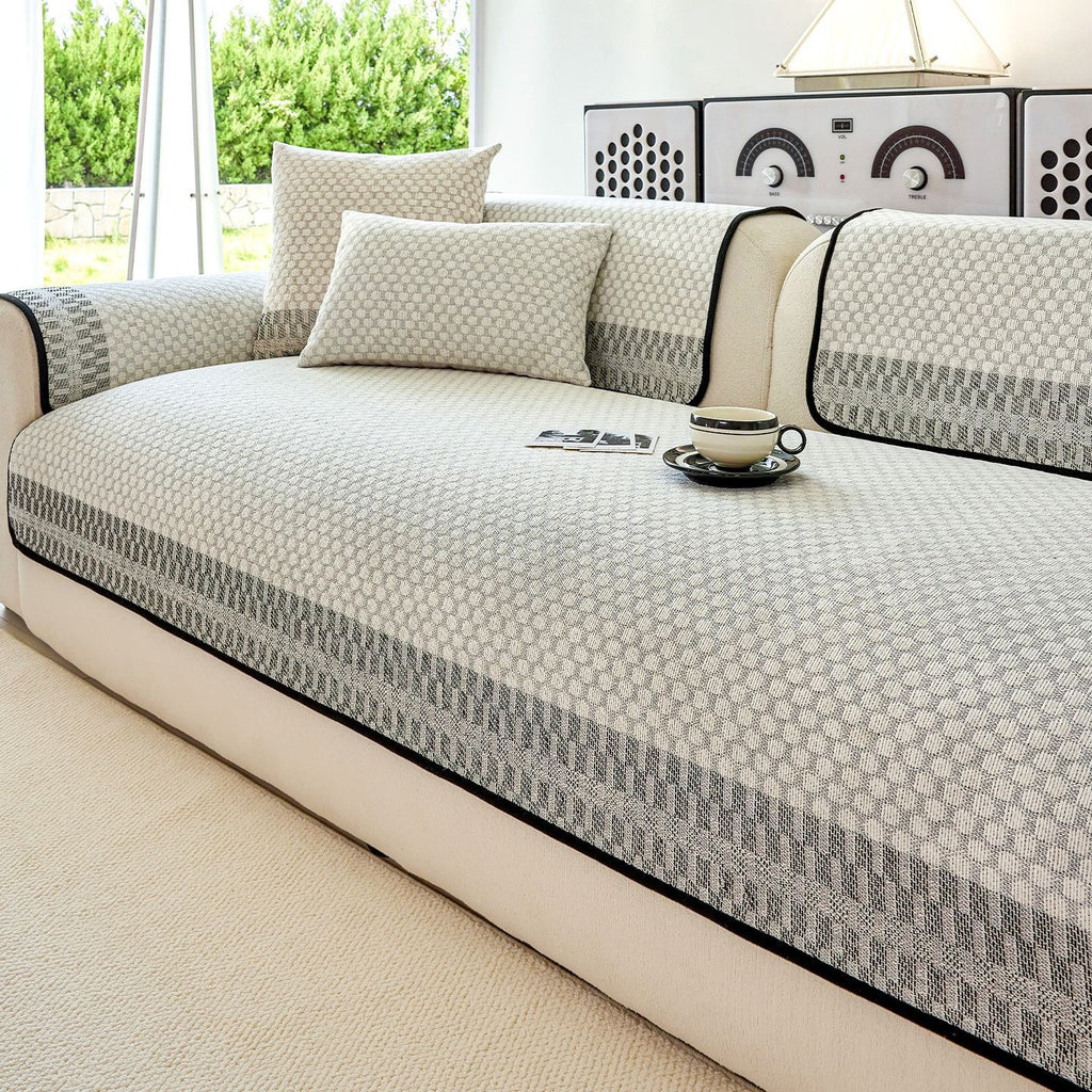 Sofaabdeckung mit kariertem Muster – Bild 8 | LuxeStyle