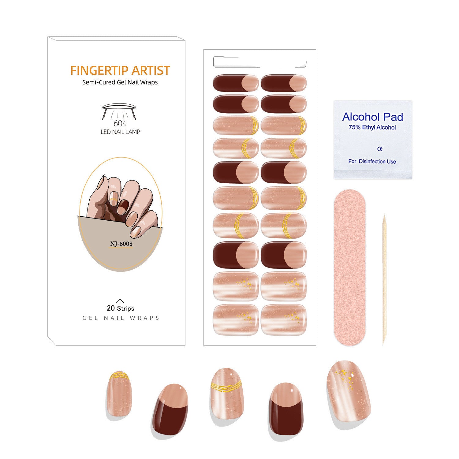 Gel-Nagelsticker