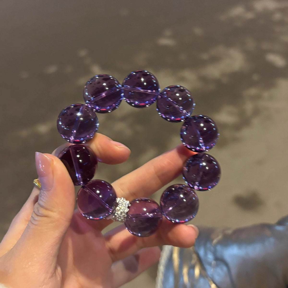 Amethyst Kristallarmband – Bild 2 | LuxeStyle