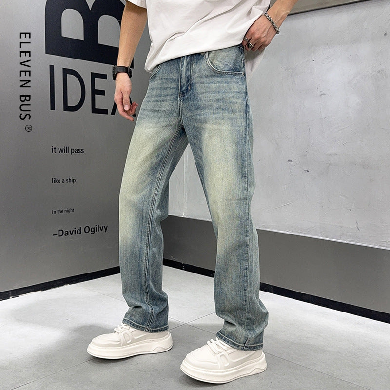 Herren Loose Fit Jeans Hellblau