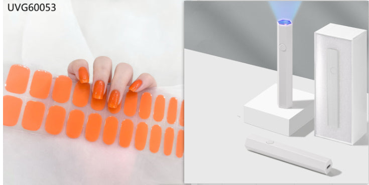 Blush UV Semi-Cured Gel-Nagelsticker | LuxeStyle