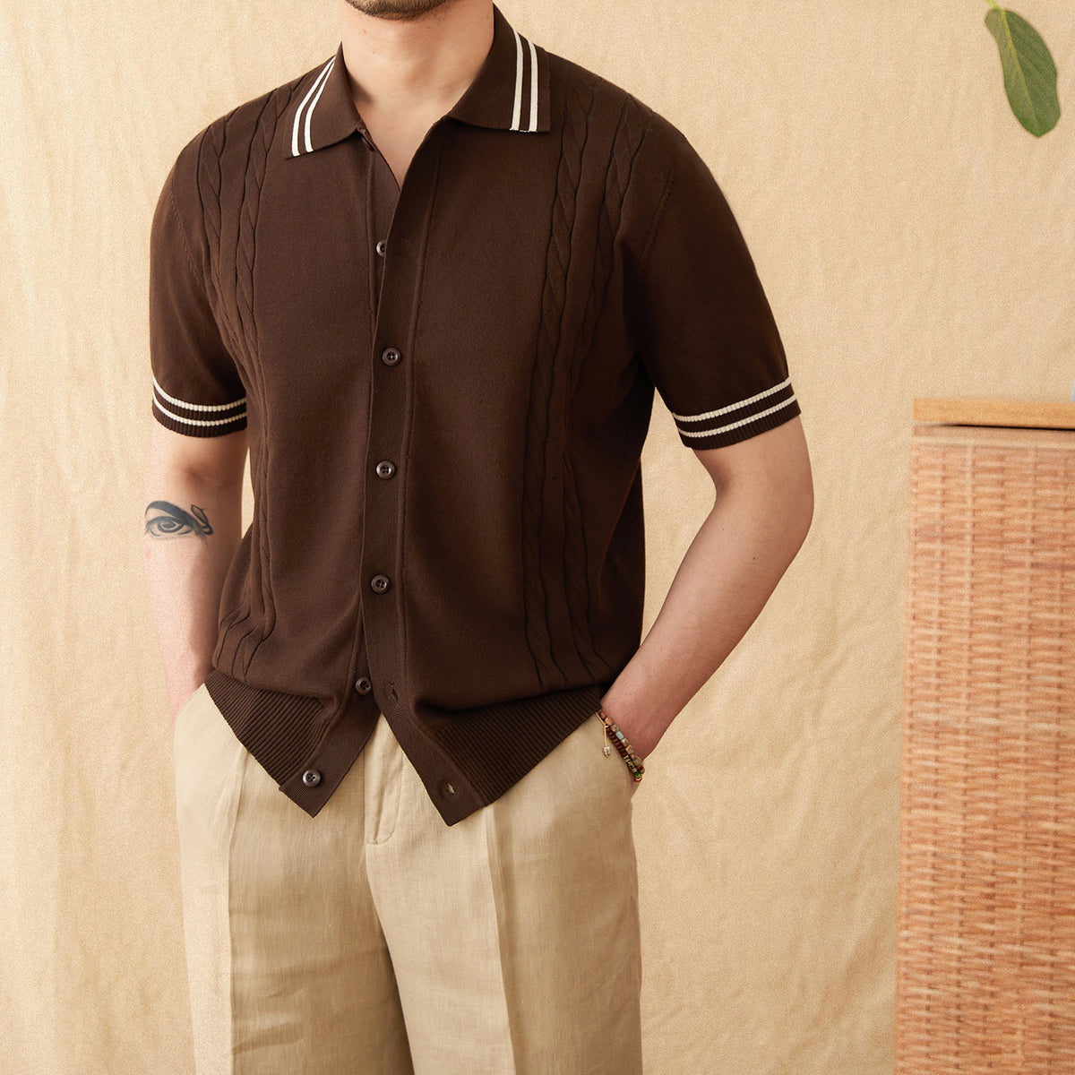 Polo-Shirt Kurzarm Baumwoll-Mix – Bild 1 | LuxeStyle