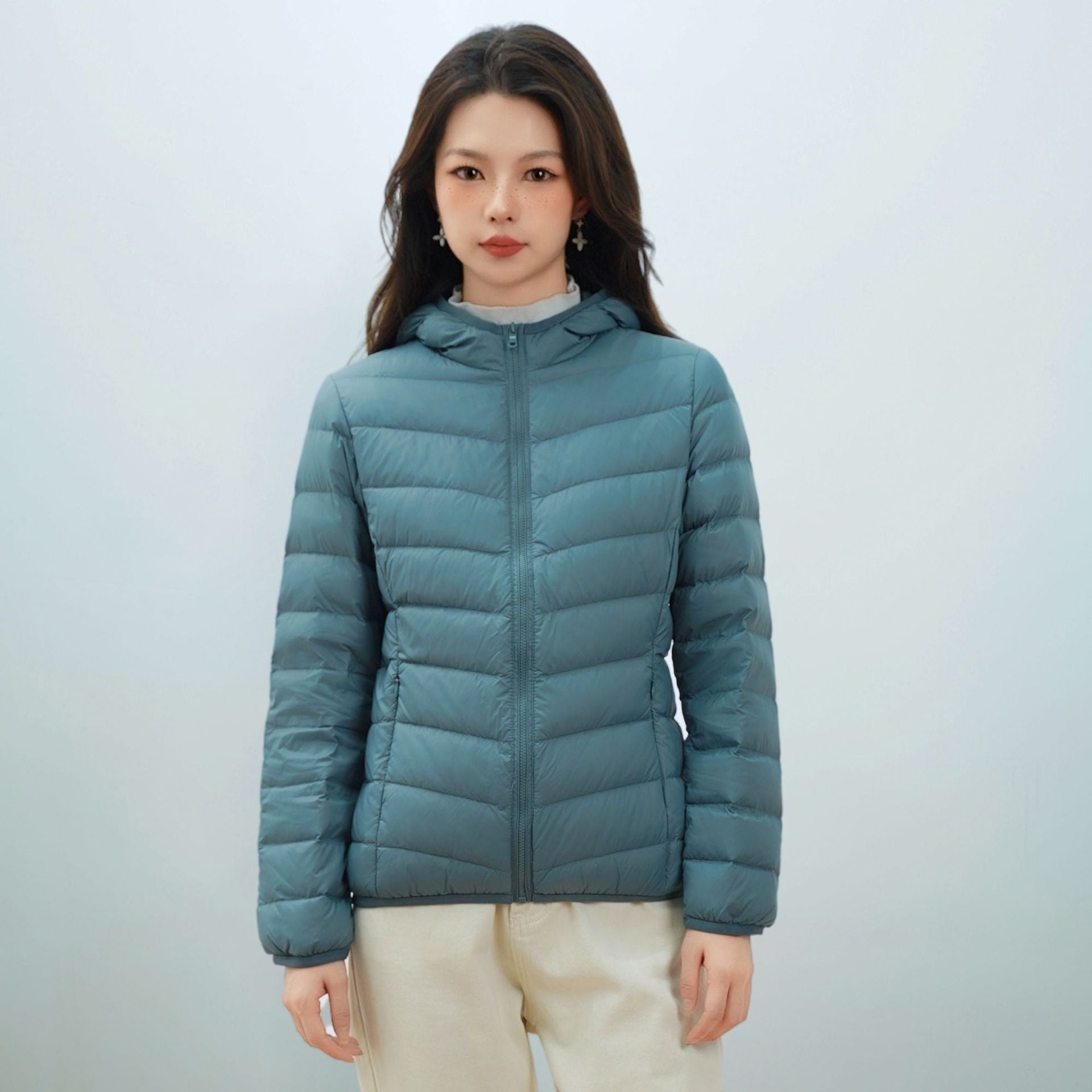 Leichte Daunenjacke für Herbst und Winter