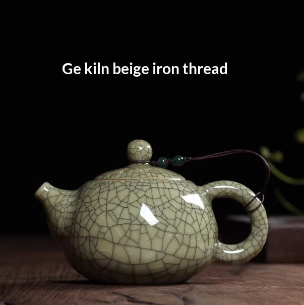 Celadon Ge Kiln Teekanne mit Eisriss-Glasur – Bild 4 | LuxeStyle
