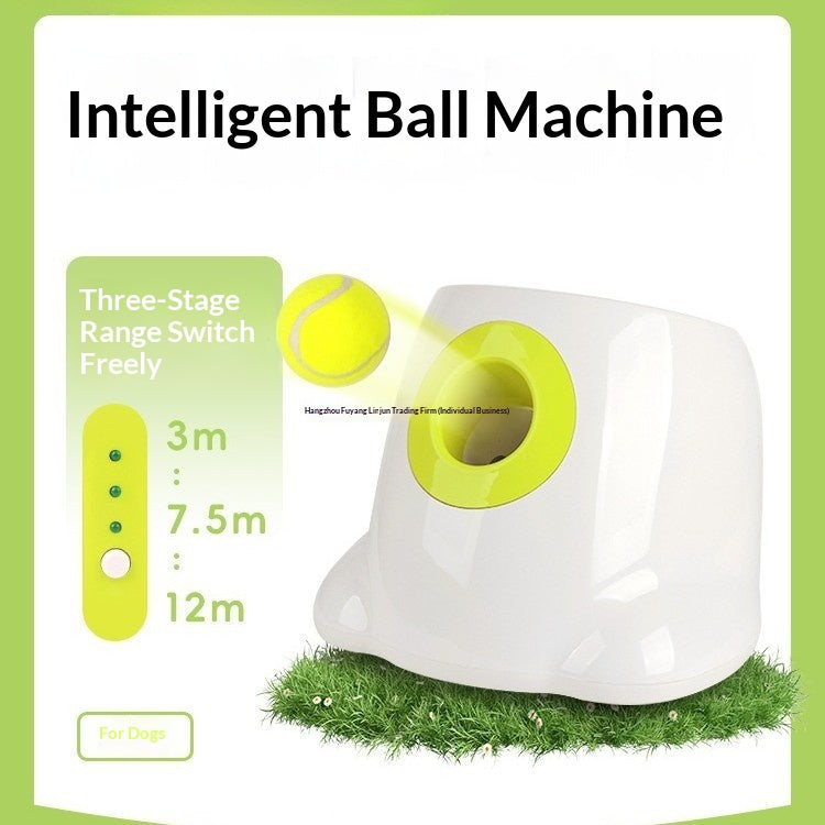 Automatischer Tennisballwerfer für Hunde