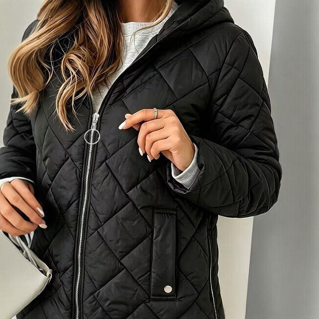 Plus‑Size Hooded Baumwoll‑Kissenmantel – Bild 3 | LuxeStyle