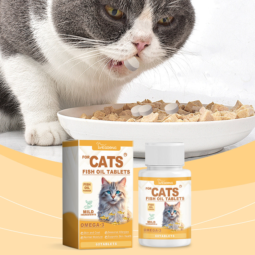 Fischöl-Tabletten für Katzen