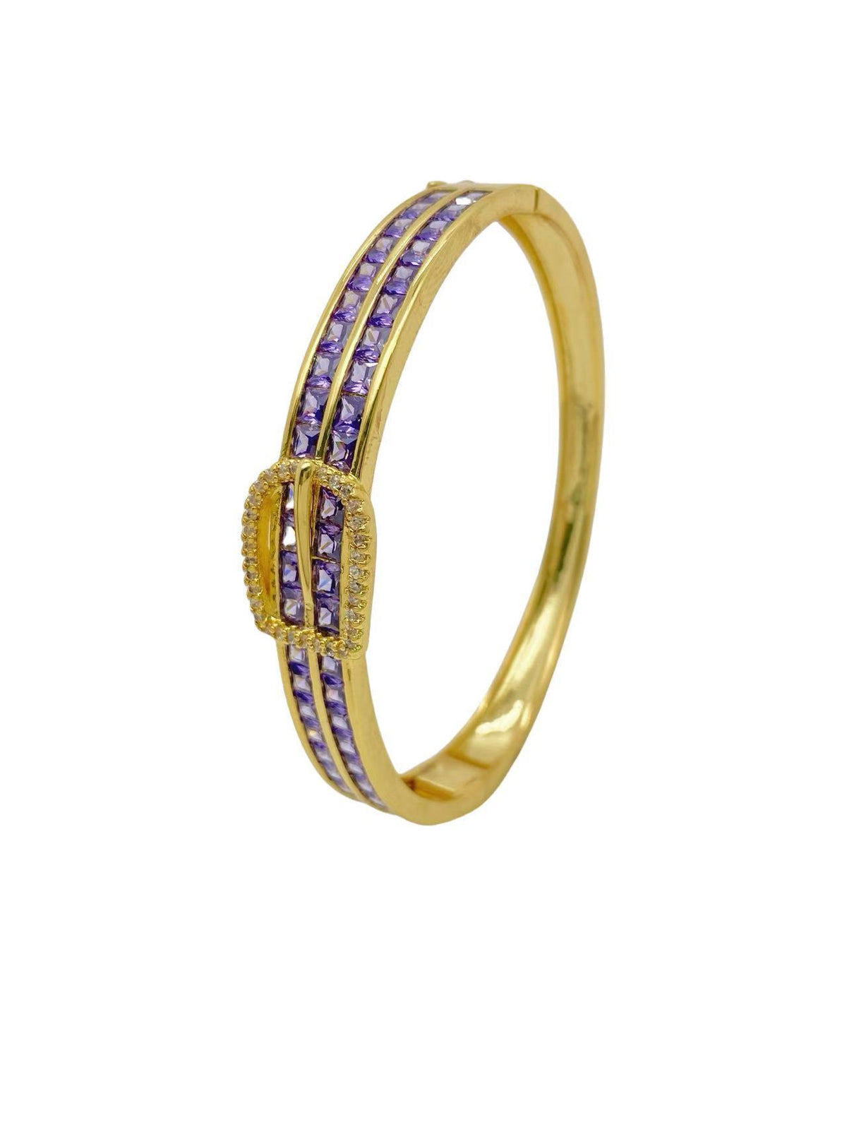 Armband mit Zirkonia und Hufeisen-Schnalle – Bild 13 | LuxeStyle