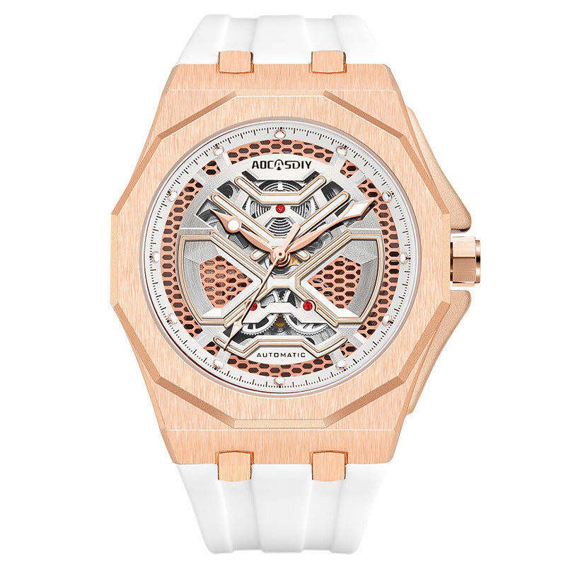 Mechanische Herrenuhr mit Leuchtanzeige