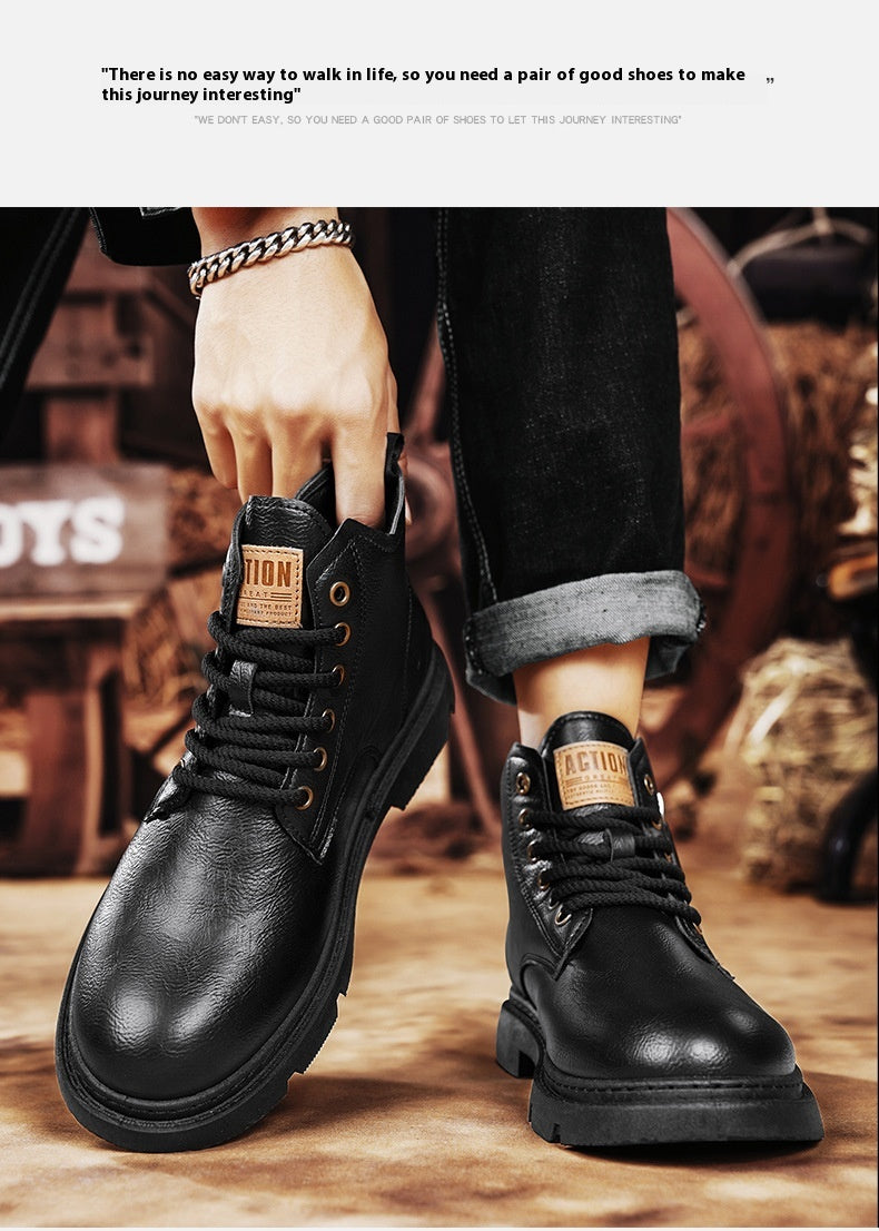 Retro Britische Martin Boots für Herren