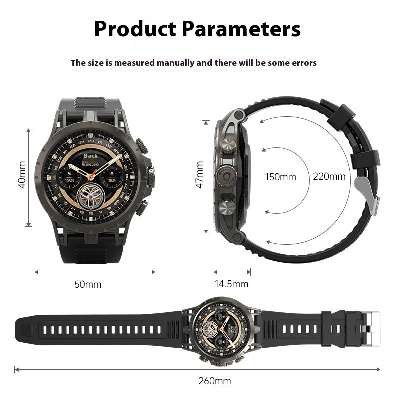 Smart Sports Watch mit Kamera und AMOLED-Bildschirm