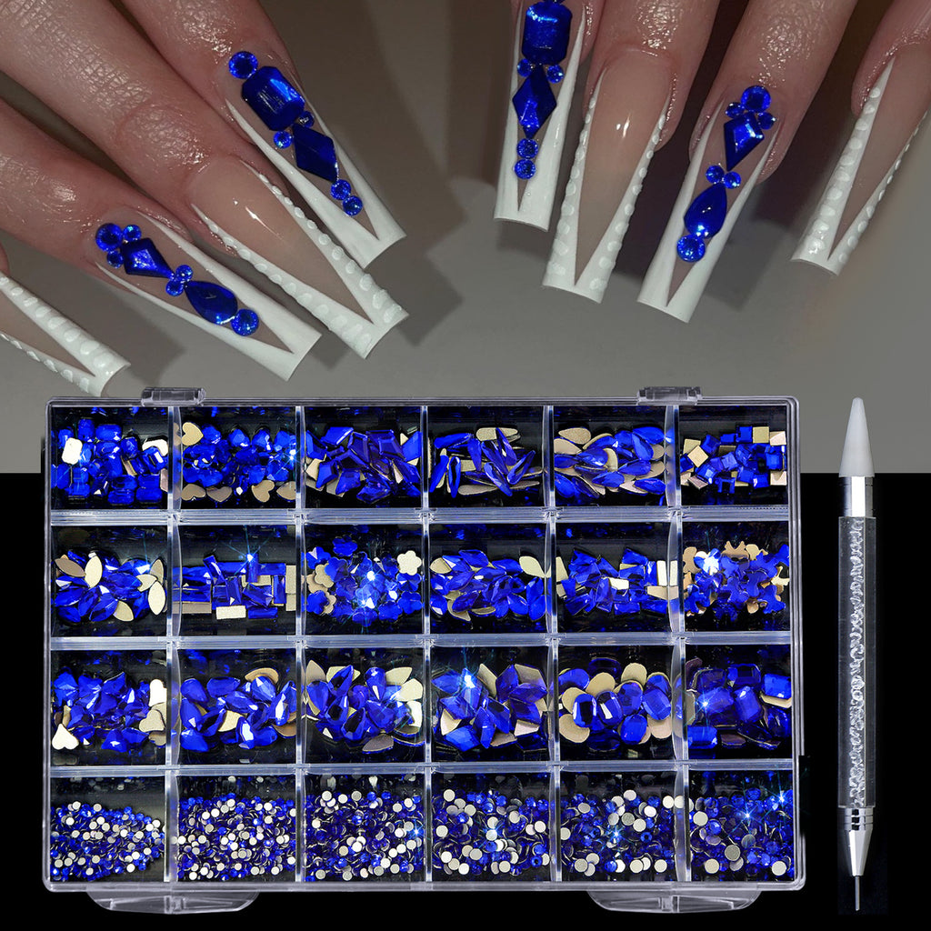 Maniküre Diamant-Schmuckset, 24 Fächer