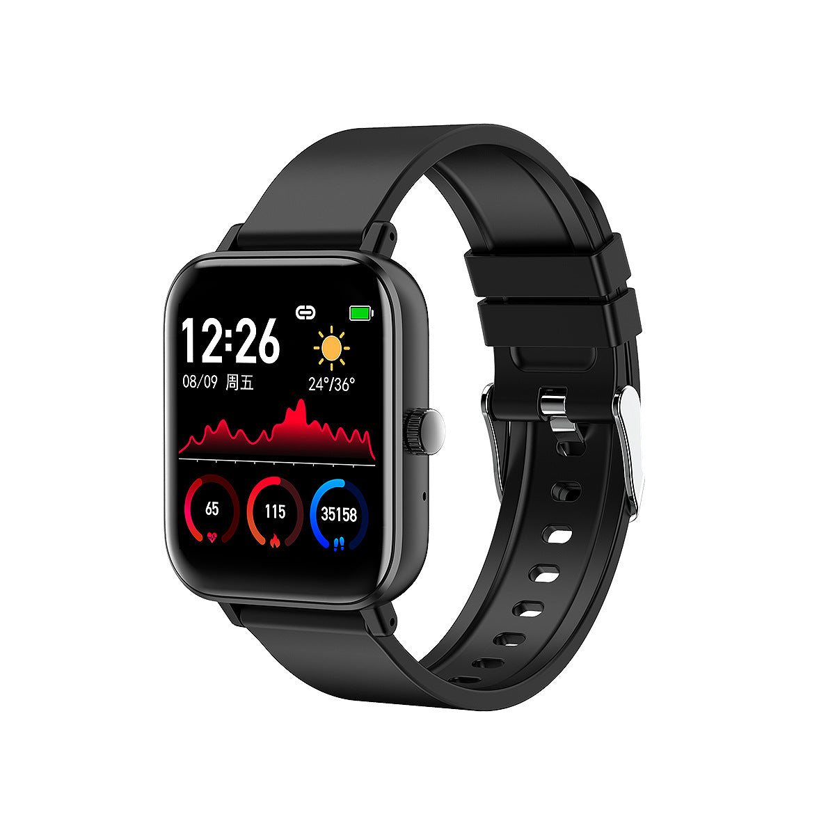 Pedometer Sport-Armbanduhr – Ansicht 3