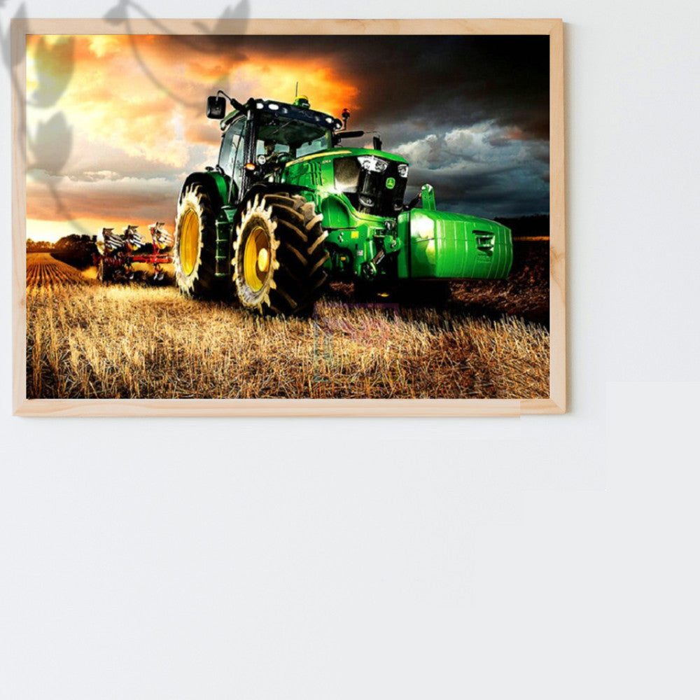 Diamond Painting: Landwirtschaftlicher Traktor