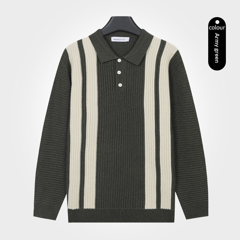 Herren Langarm Strickpullover – Bild 7 | LuxeStyle