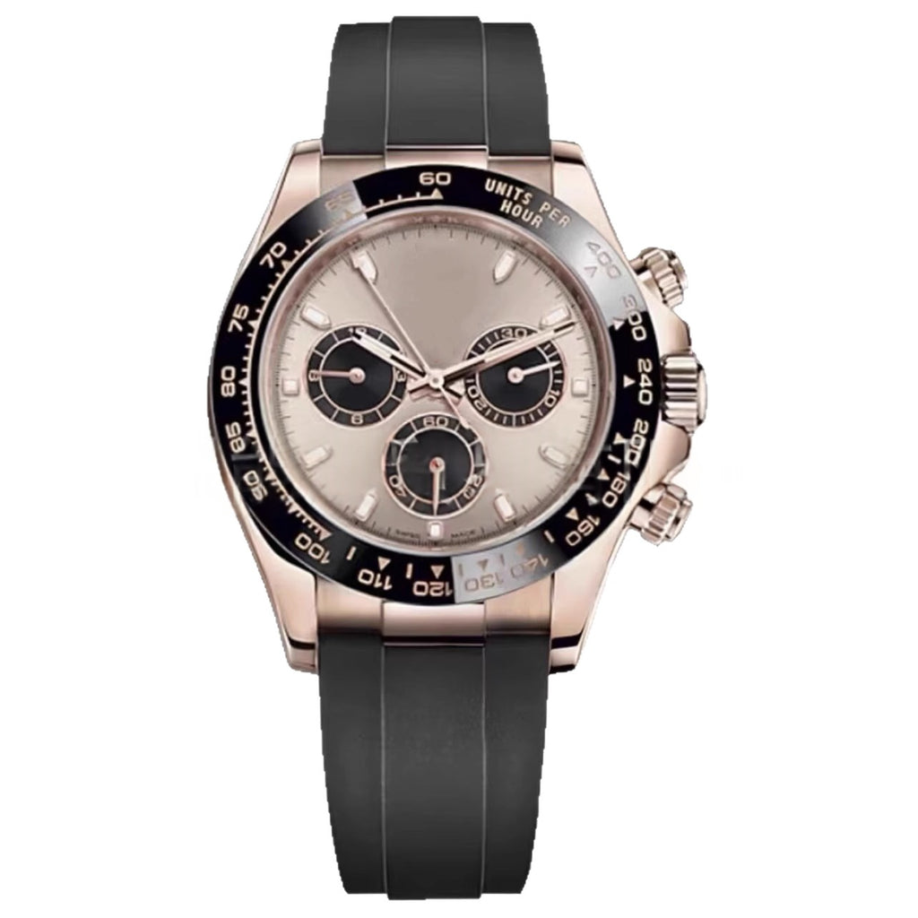 Sportliche Herrenuhr mit Kautschukarmband