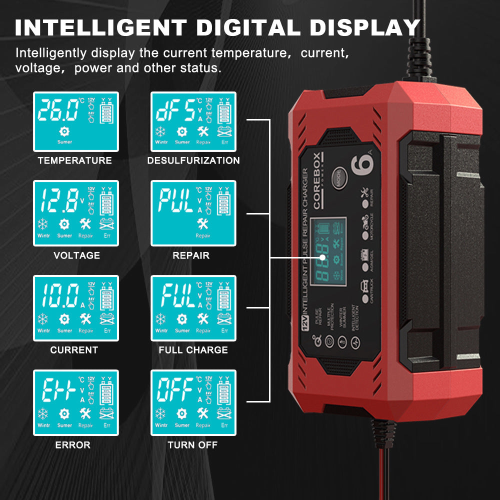 12V/6A Smart Batterieladegerät