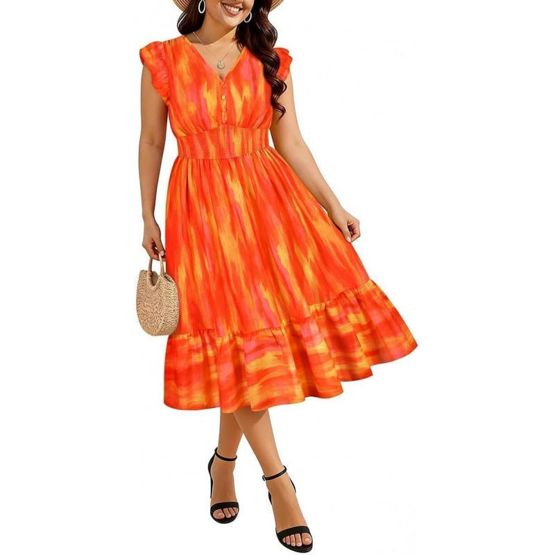 Chic Boho Blumenkleid