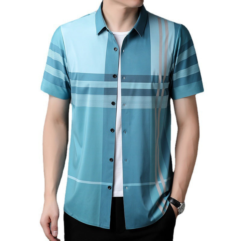 Slim Fit Hemd für Herren mit Karomuster – Bild 5 | LuxeStyle