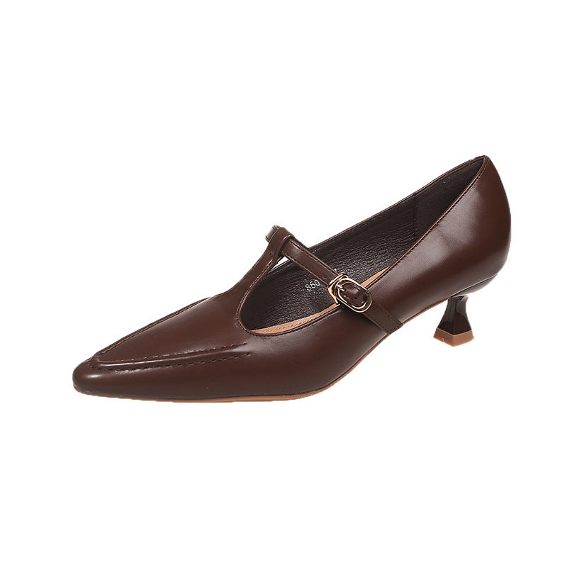 Elegante Pumps mit spitzer Kappe
